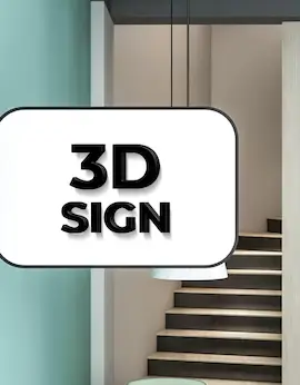 3D Signage Rendering 3D Signage Rendering